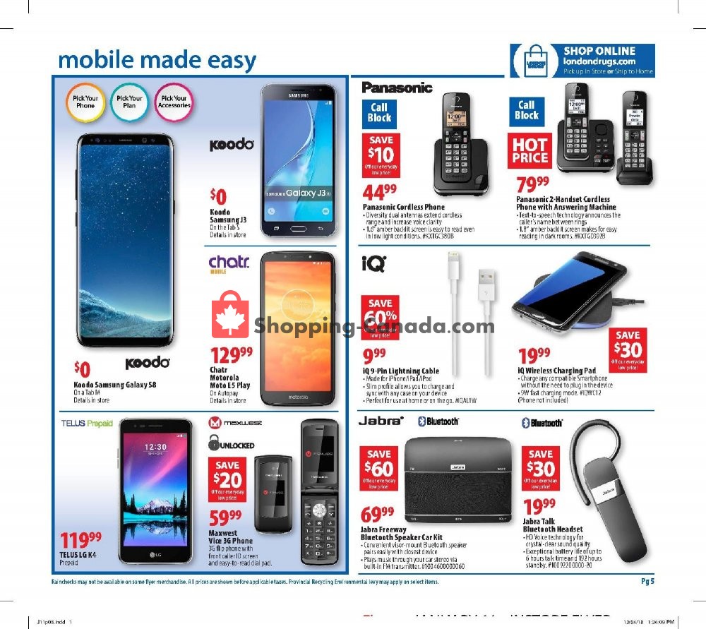 London Drugs flyer from Friday January 11, 2019 to Wednesday January 16, 2019 - page 2