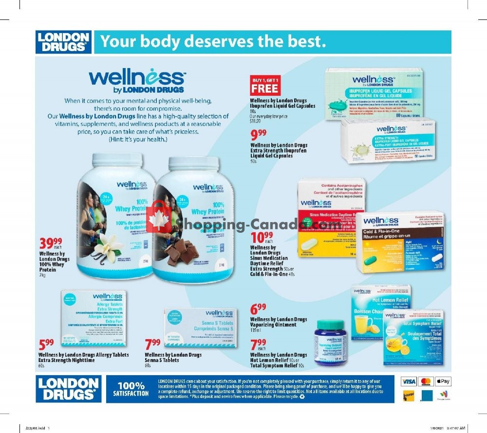 London Drugs flyer from Friday January 22, 2021 to Wednesday February 3, 2021 - page 10