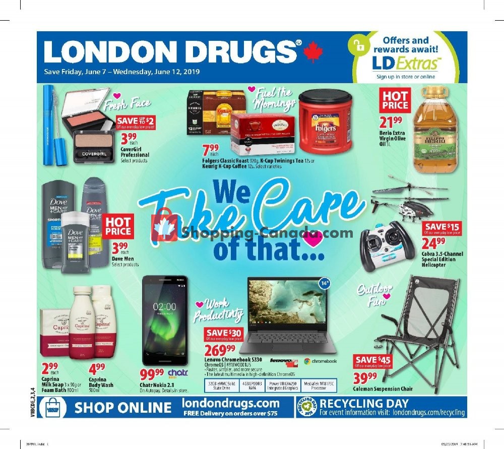 London Drugs Canada, flyer (Special Offer) June 7 June 12, 2019