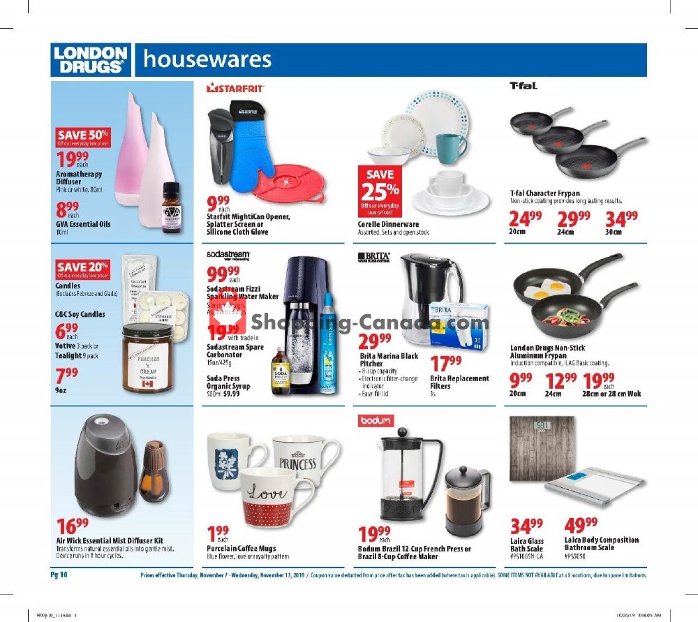London Drugs flyer from Thursday November 7, 2019 to Wednesday November 13, 2019 - page 10