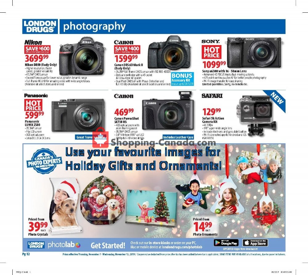 London Drugs flyer from Thursday November 7, 2019 to Wednesday November 13, 2019 - page 12