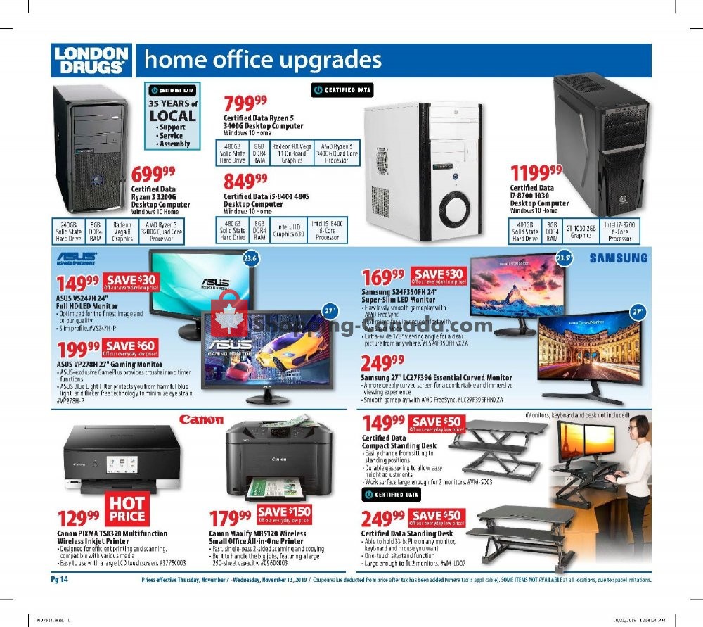 London Drugs flyer from Thursday November 7, 2019 to Wednesday November 13, 2019 - page 14
