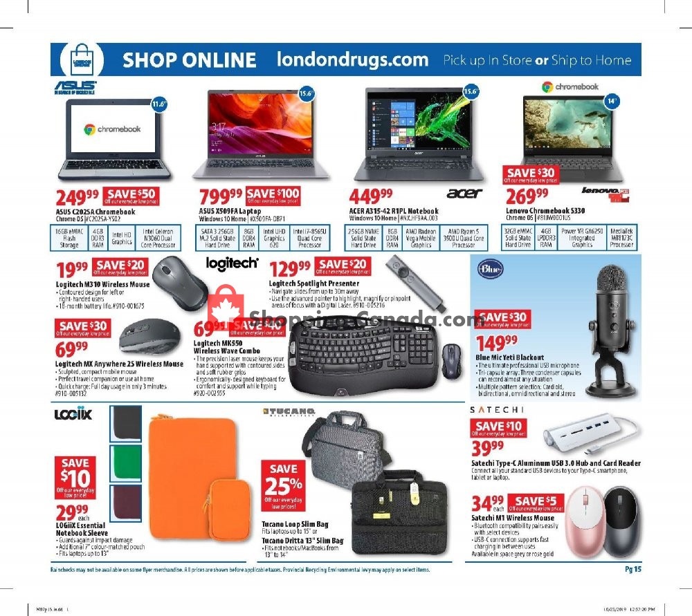 London Drugs flyer from Thursday November 7, 2019 to Wednesday November 13, 2019 - page 15