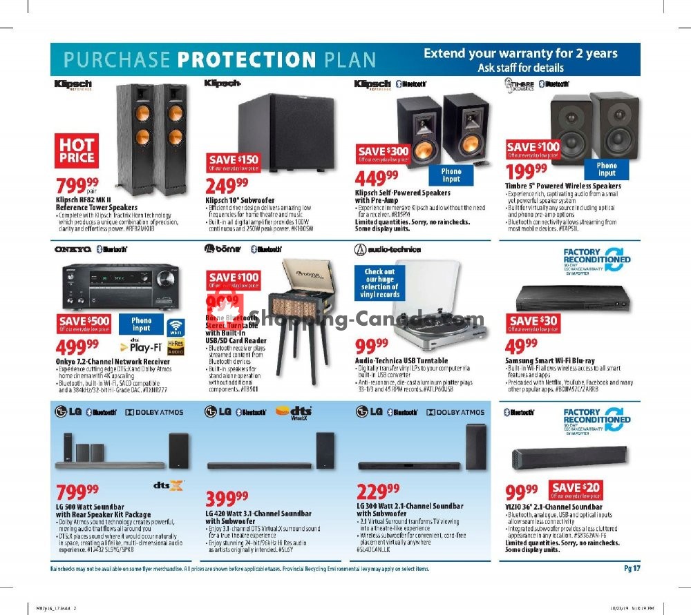 London Drugs flyer from Thursday November 7, 2019 to Wednesday November 13, 2019 - page 17