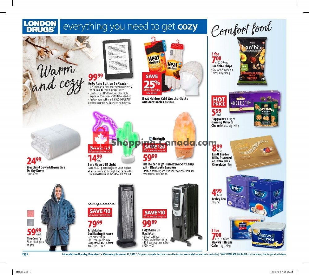 London Drugs flyer from Thursday November 7, 2019 to Wednesday November 13, 2019 - page 2