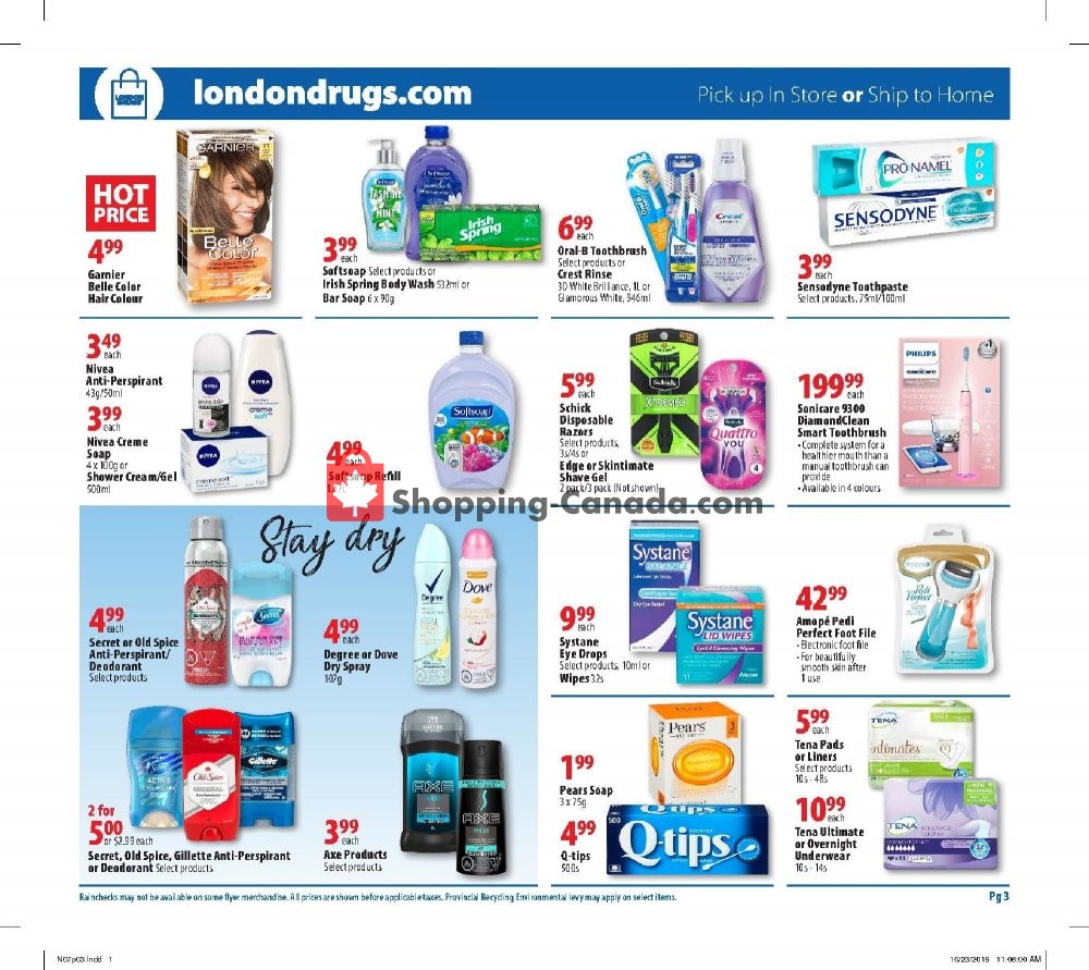 London Drugs flyer from Thursday November 7, 2019 to Wednesday November 13, 2019 - page 3