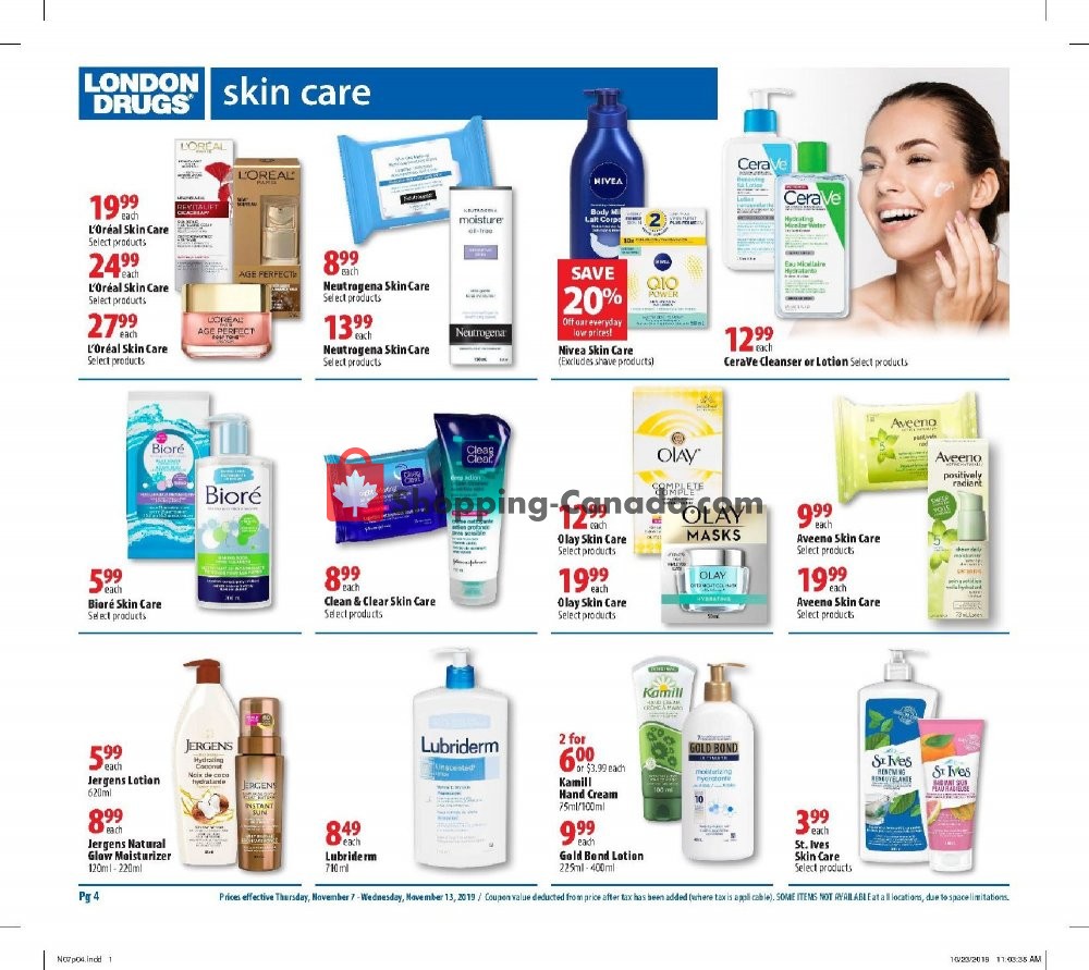 London Drugs flyer from Thursday November 7, 2019 to Wednesday November 13, 2019 - page 4