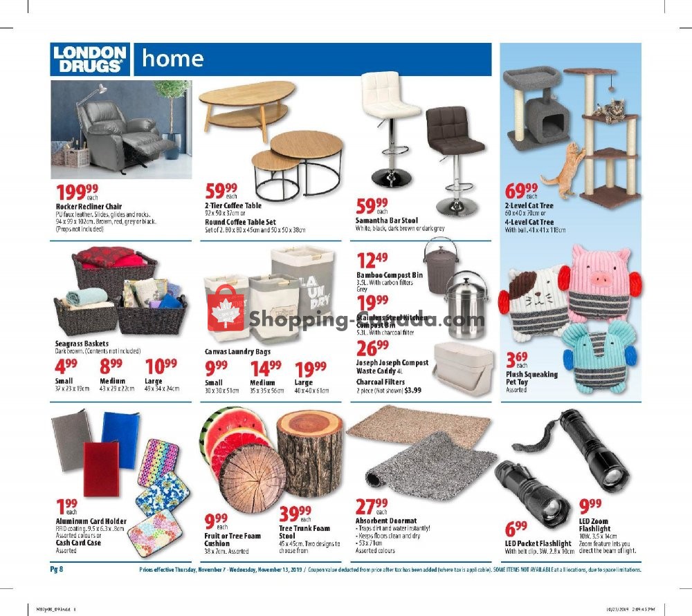 London Drugs flyer from Thursday November 7, 2019 to Wednesday November 13, 2019 - page 8
