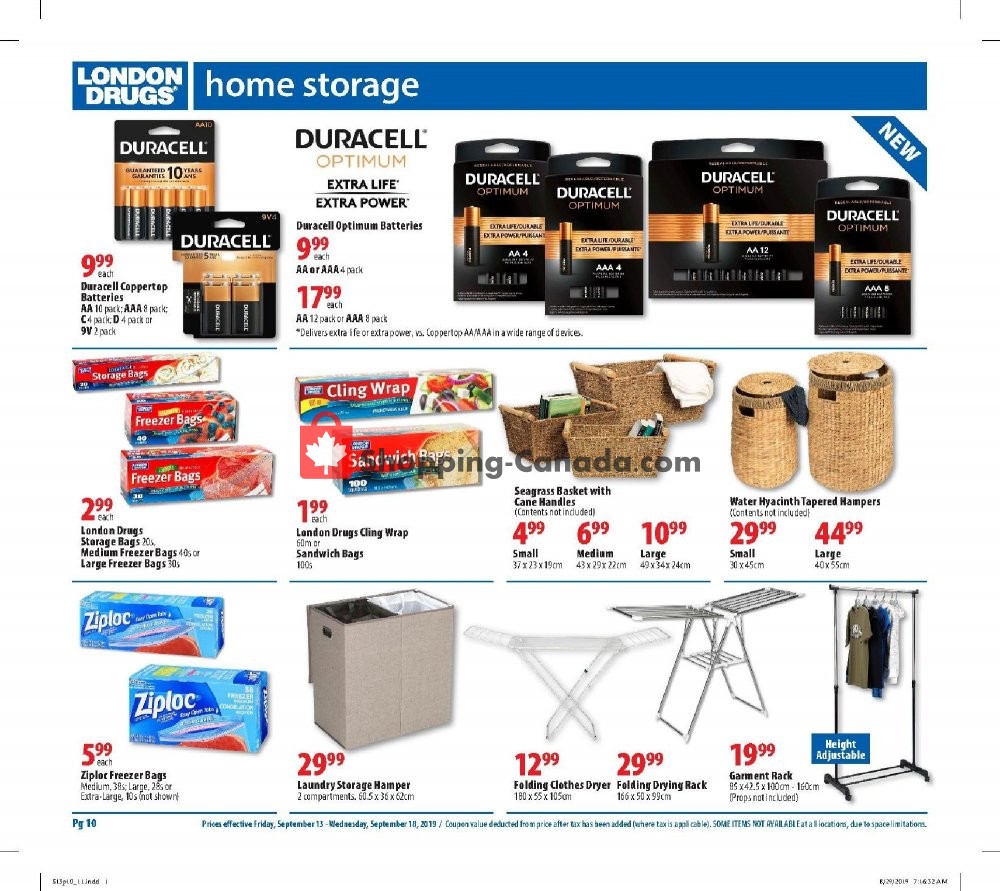 London Drugs flyer from Friday September 13, 2019 to Wednesday September 18, 2019 - page 10