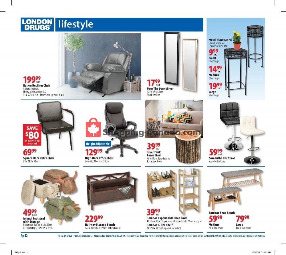 London Drugs flyer from Friday September 13, 2019 to Wednesday September 18, 2019 - page 12