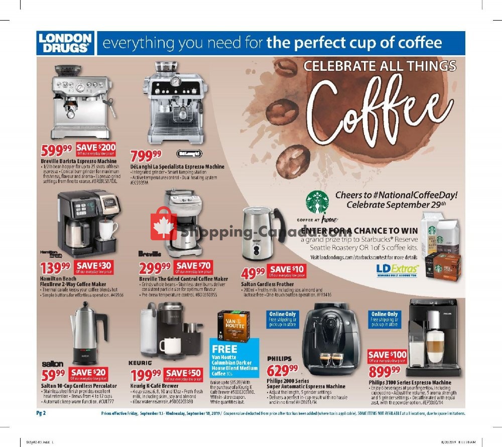 London Drugs flyer from Friday September 13, 2019 to Wednesday September 18, 2019 - page 2
