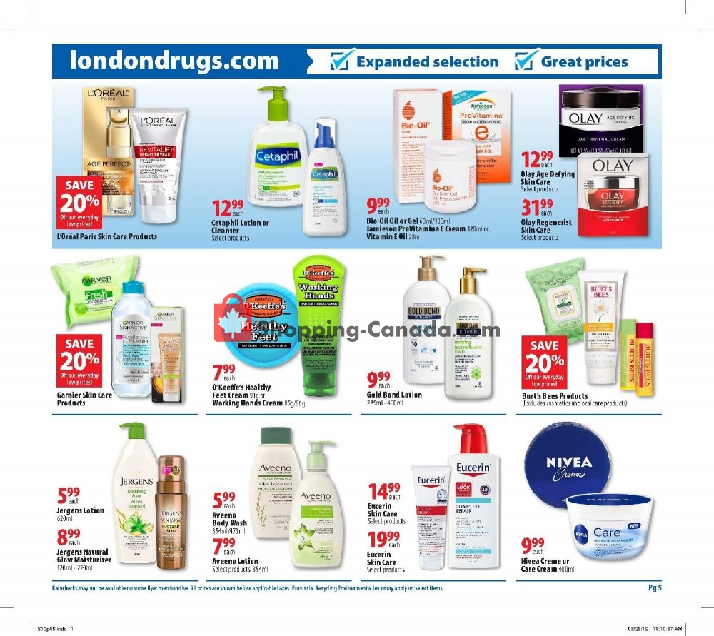 London Drugs flyer from Friday September 13, 2019 to Wednesday September 18, 2019 - page 5