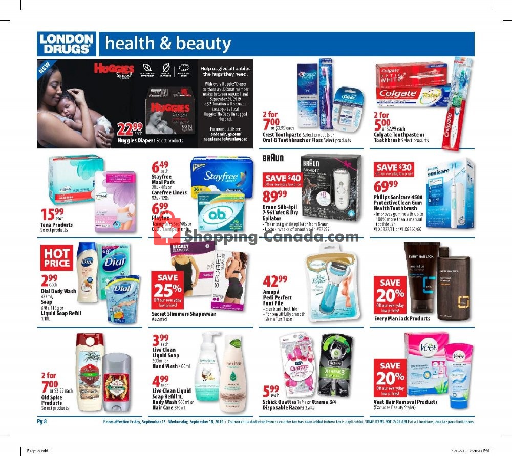 London Drugs flyer from Friday September 13, 2019 to Wednesday September 18, 2019 - page 8