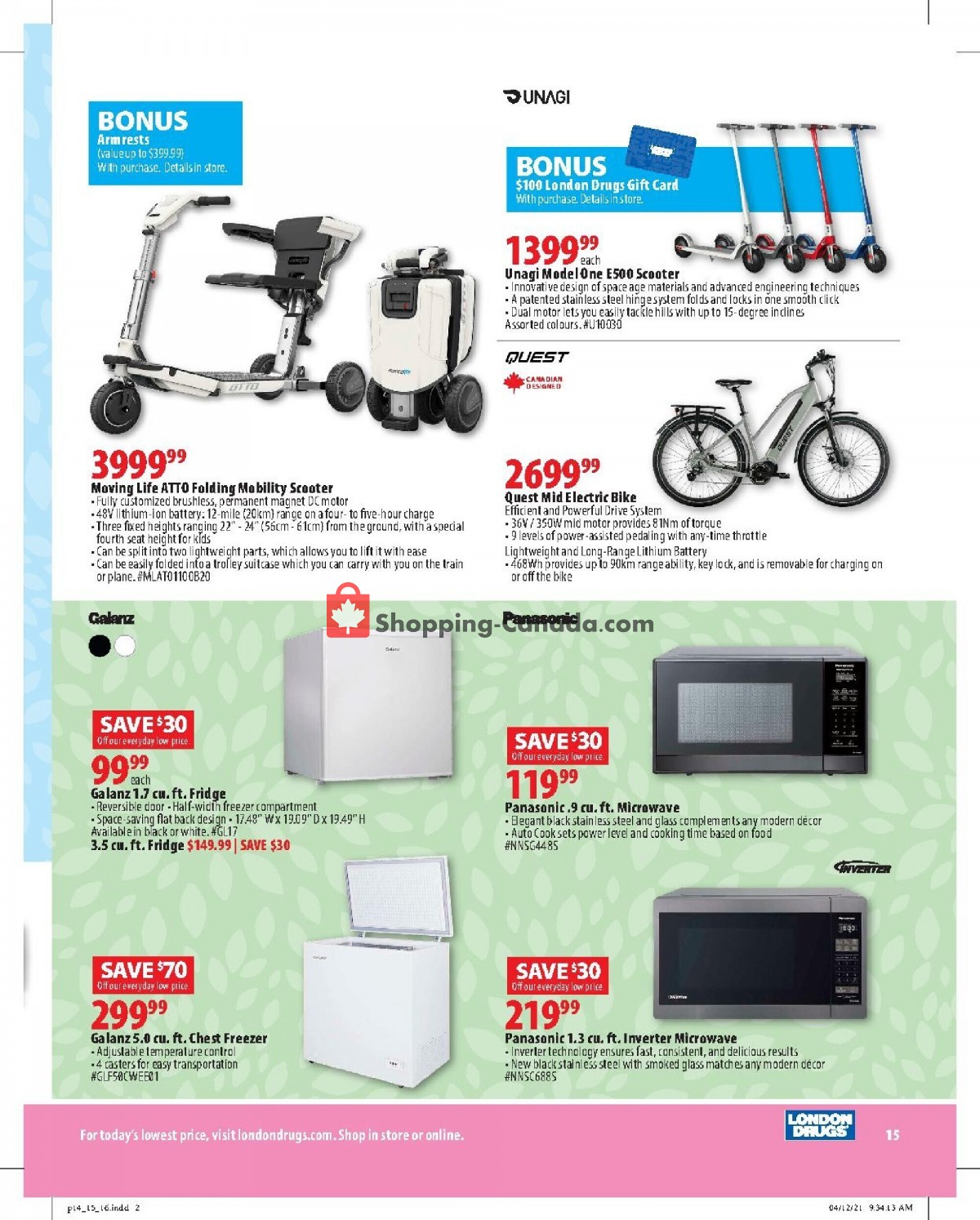 London Drugs flyer from Friday April 30, 2021 to Wednesday May 19, 2021 - page 16