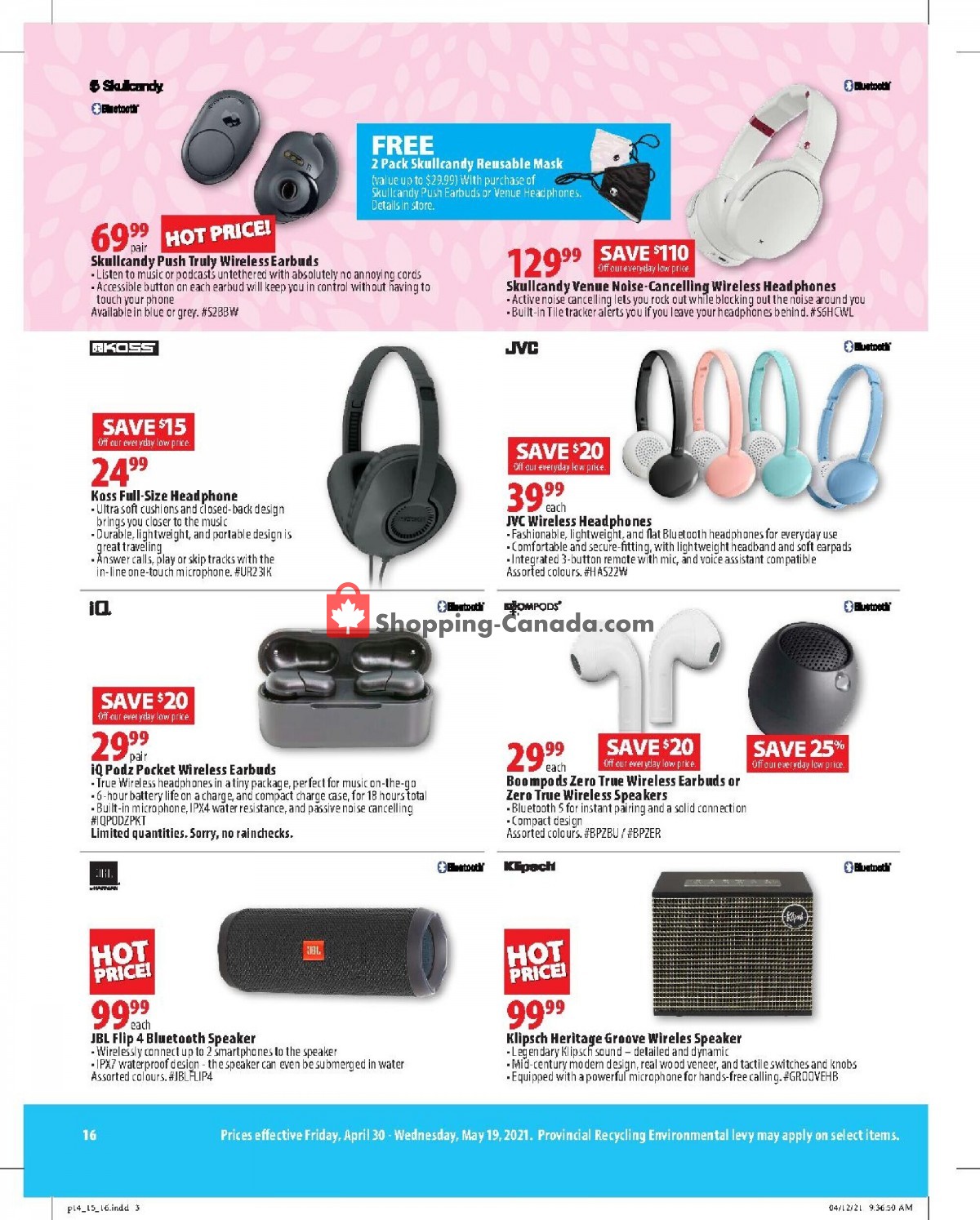 London Drugs flyer from Friday April 30, 2021 to Wednesday May 19, 2021 - page 17