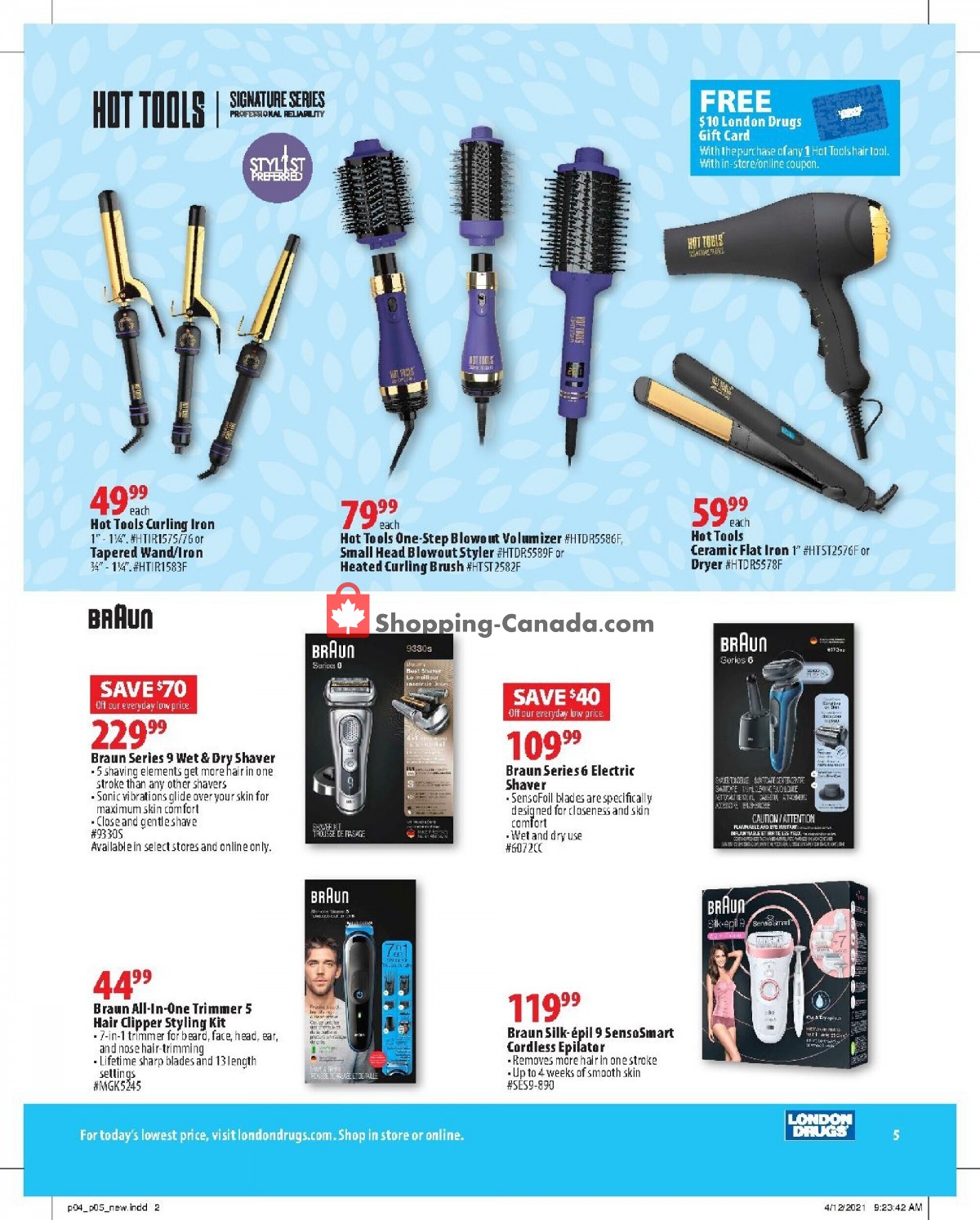 London Drugs flyer from Friday April 30, 2021 to Wednesday May 19, 2021 - page 6