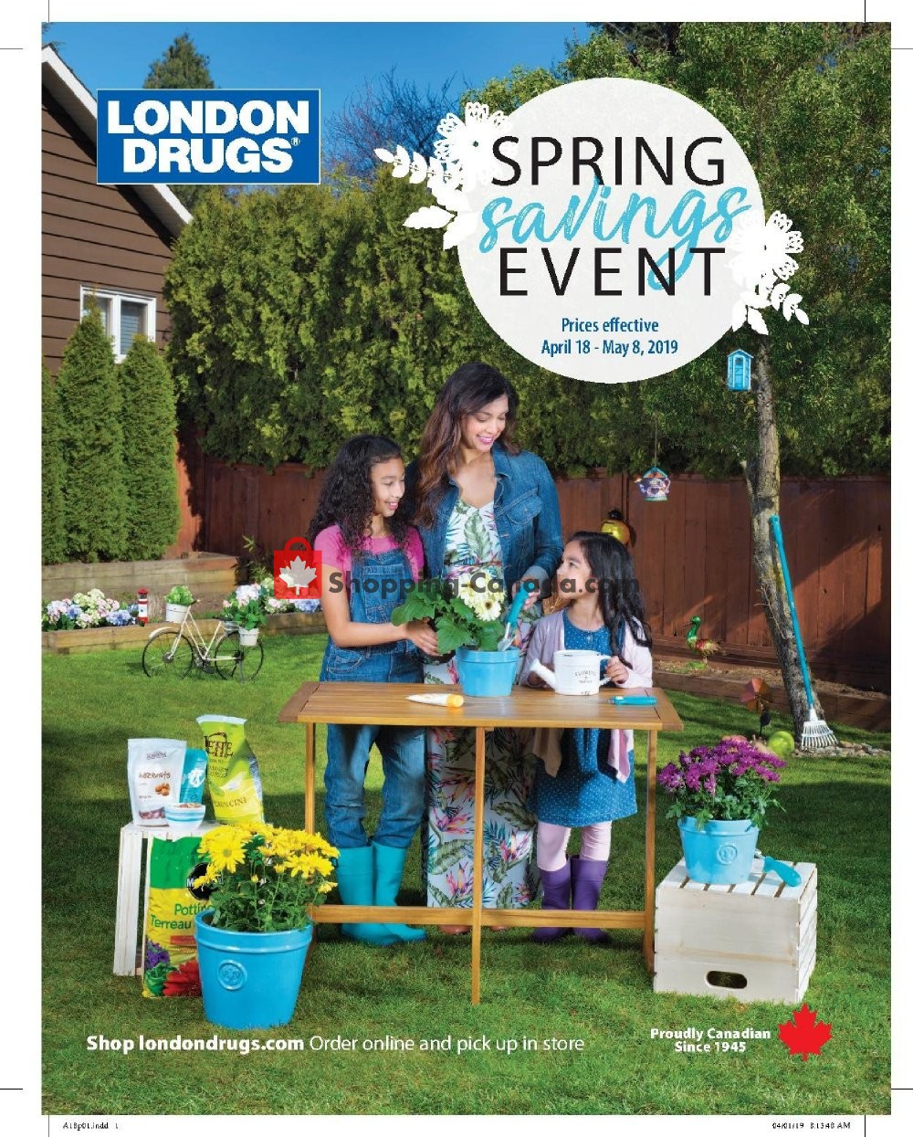 London Drugs flyer from Thursday April 18, 2019 to Wednesday May 8, 2019 - page 1