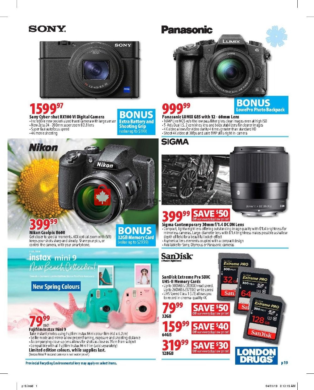 London Drugs flyer from Thursday April 18, 2019 to Wednesday May 8, 2019 - page 20