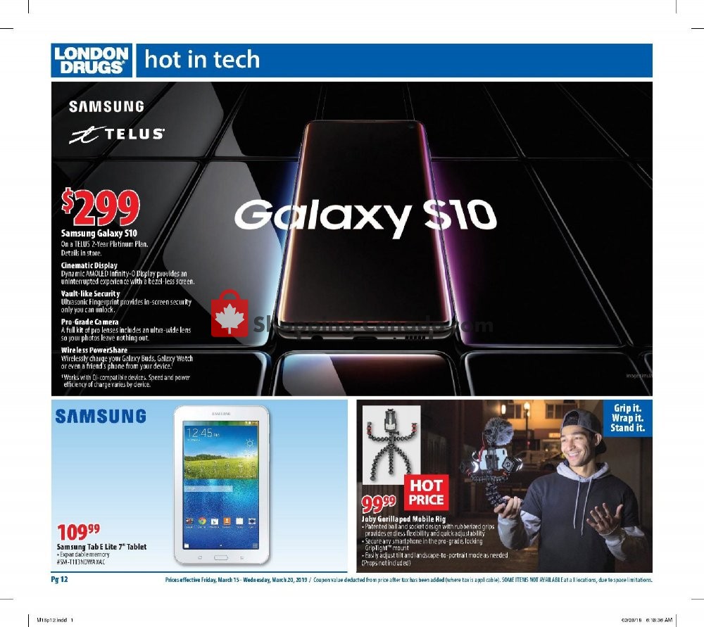 London Drugs flyer from Friday March 15, 2019 to Wednesday March 20, 2019 - page 13