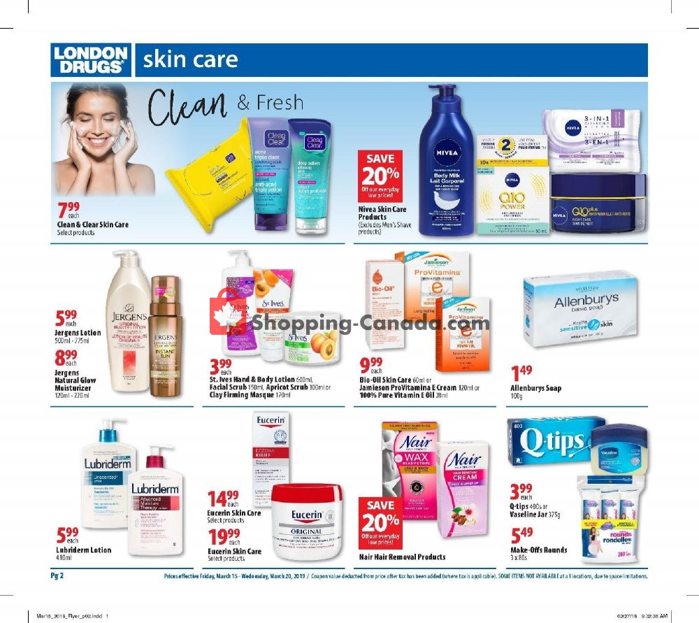 London Drugs flyer from Friday March 15, 2019 to Wednesday March 20, 2019 - page 2