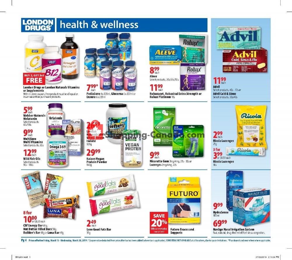 London Drugs flyer from Friday March 15, 2019 to Wednesday March 20, 2019 - page 5