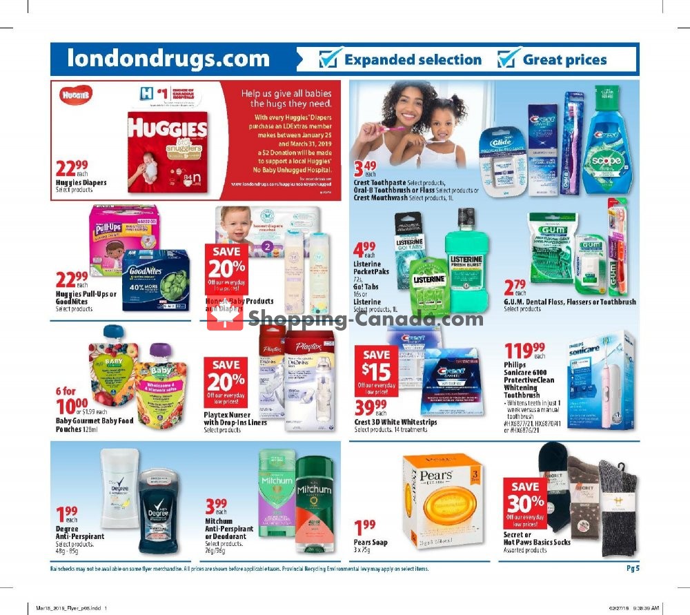 London Drugs flyer from Friday March 15, 2019 to Wednesday March 20, 2019 - page 6