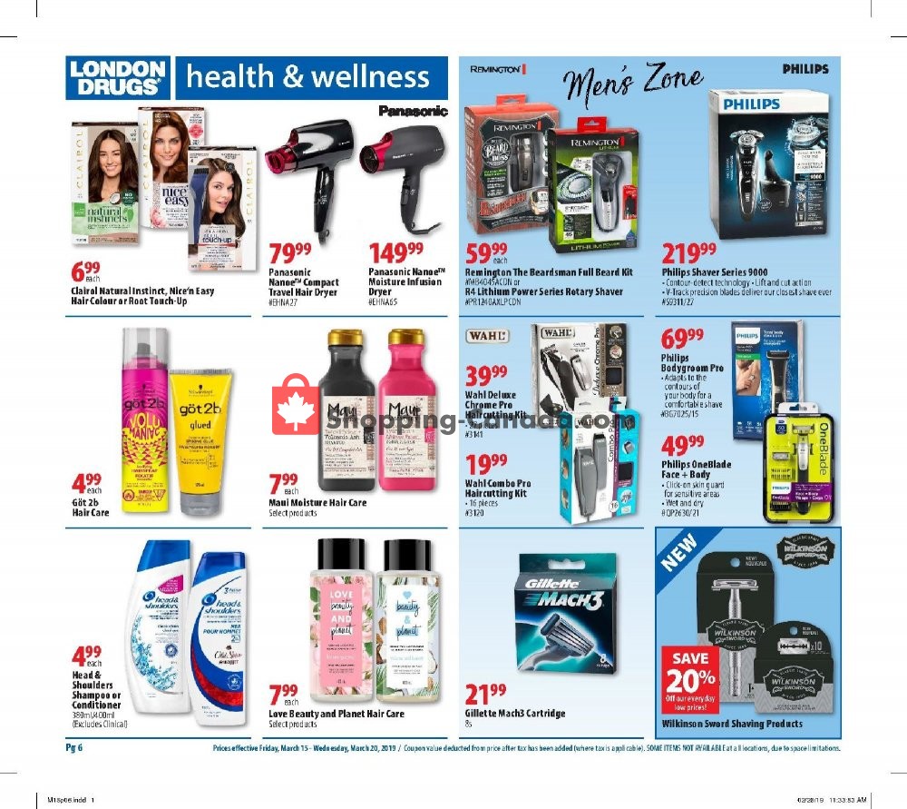 London Drugs flyer from Friday March 15, 2019 to Wednesday March 20, 2019 - page 7