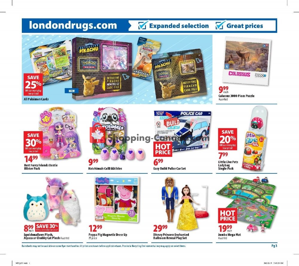 London Drugs flyer from Friday May 3, 2019 to Wednesday May 8, 2019 - page 3