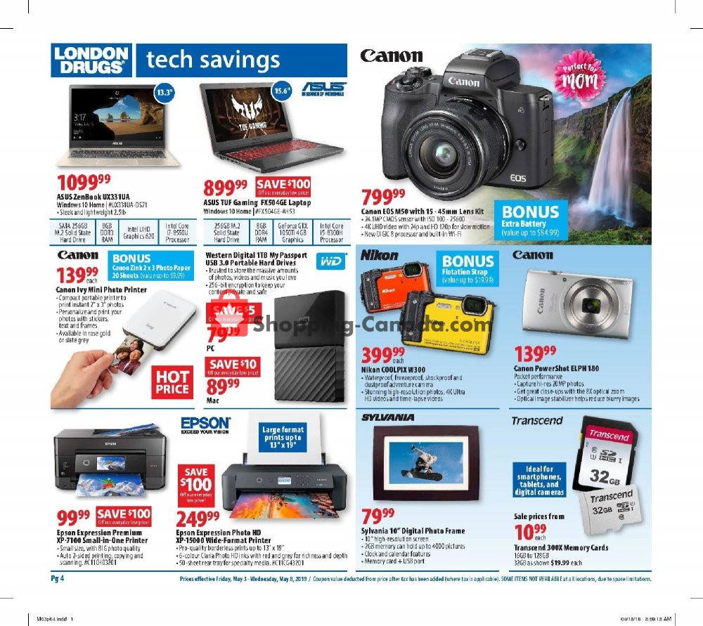 London Drugs flyer from Friday May 3, 2019 to Wednesday May 8, 2019 - page 5