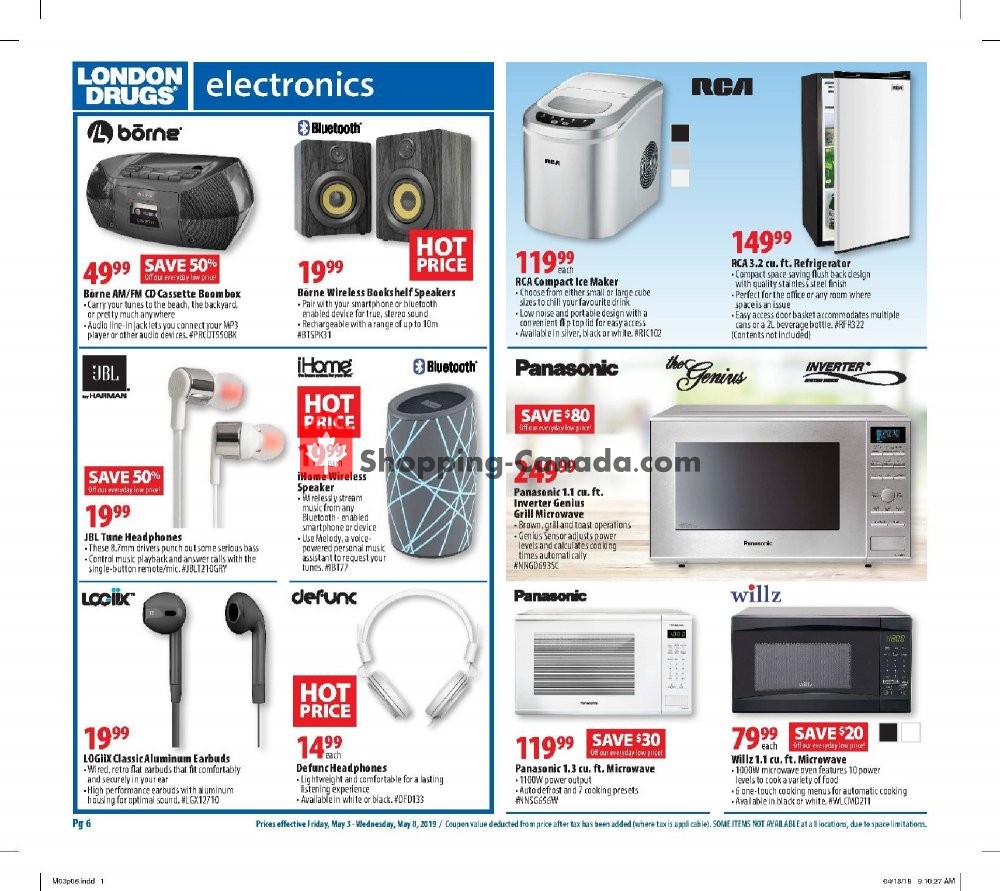 London Drugs flyer from Friday May 3, 2019 to Wednesday May 8, 2019 - page 7