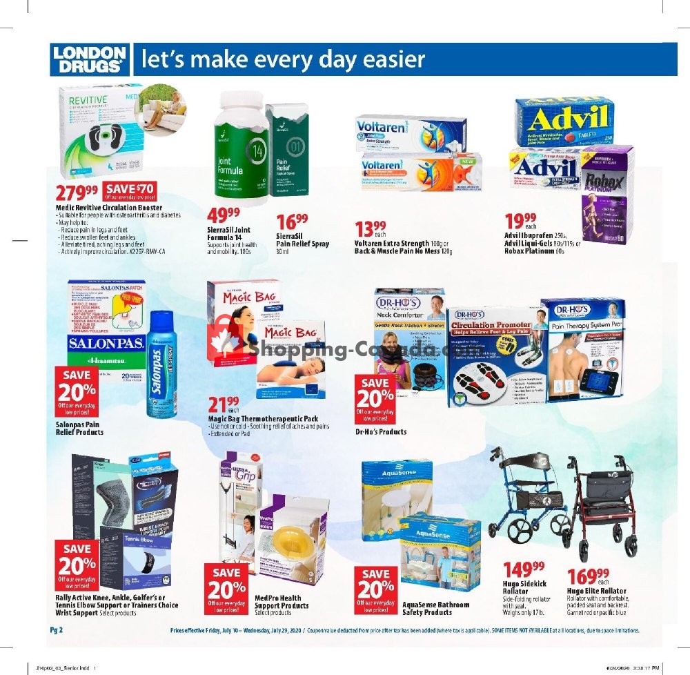 London Drugs flyer from Friday July 10, 2020 to Wednesday July 29, 2020 - page 2