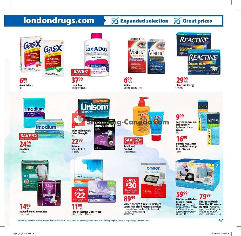 London Drugs flyer from Friday July 10, 2020 to Wednesday July 29, 2020 - page 3