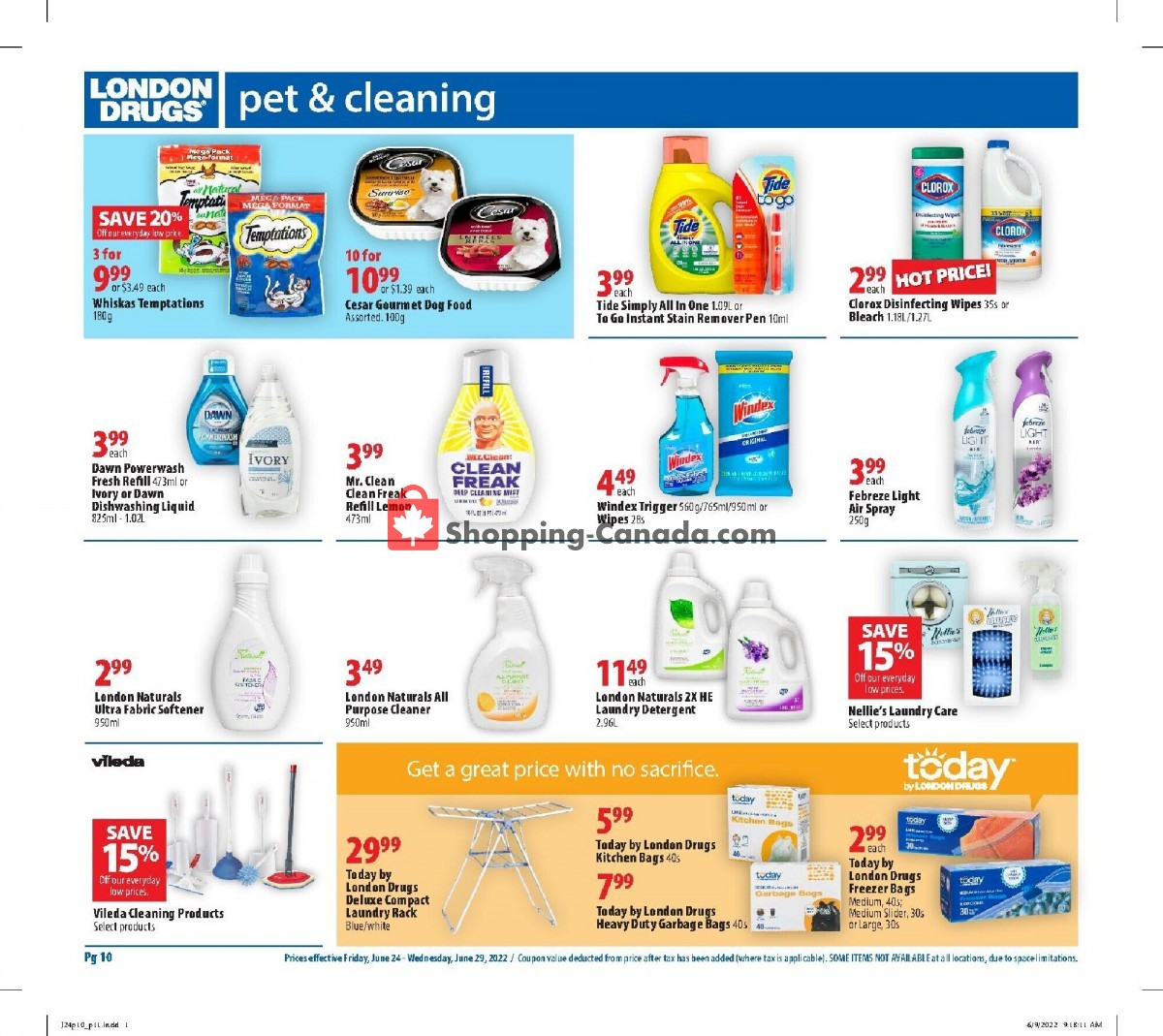 London Drugs flyer from Friday June 24, 2022 to Wednesday June 29, 2022 - page 10