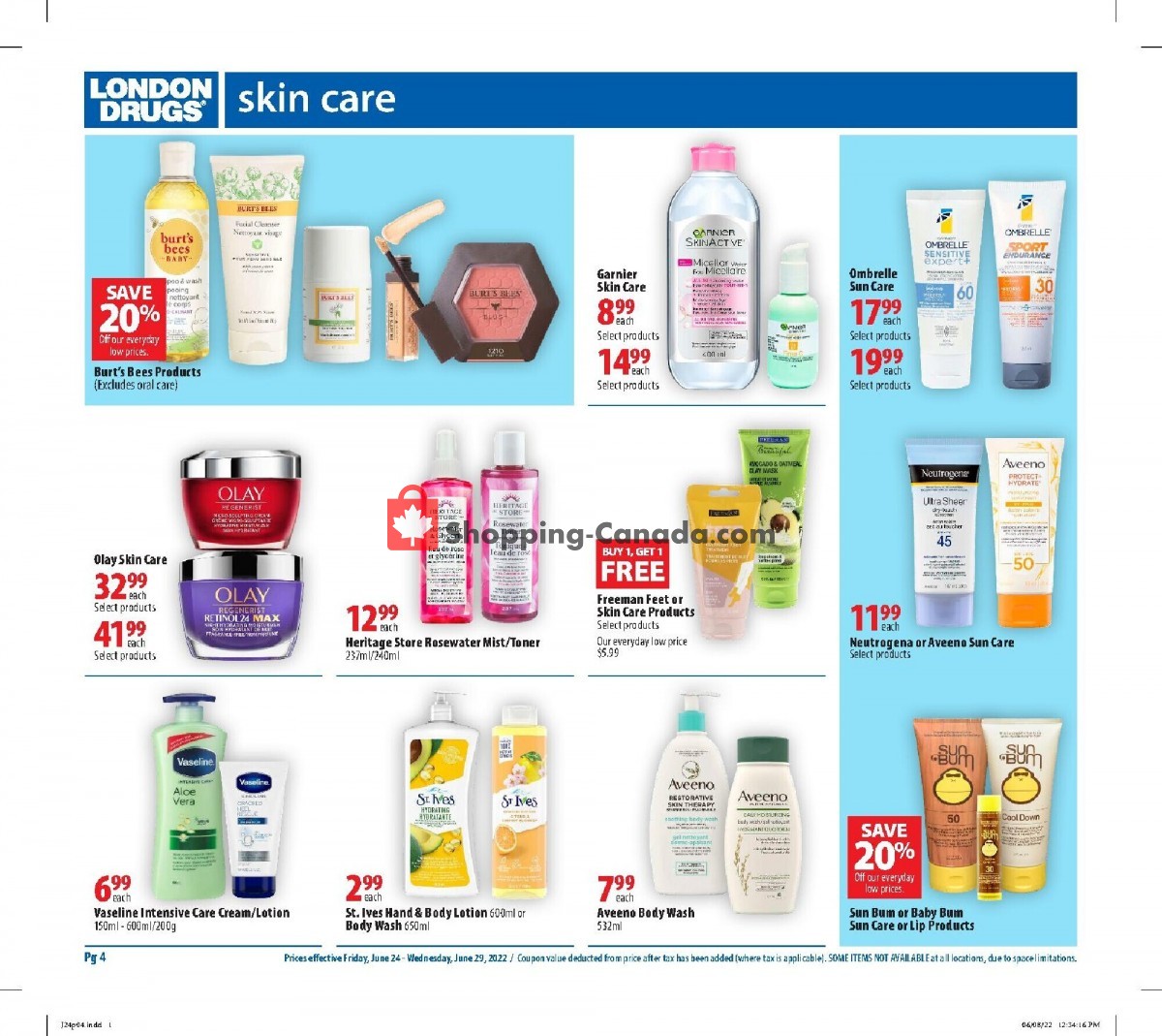 London Drugs flyer from Friday June 24, 2022 to Wednesday June 29, 2022 - page 4