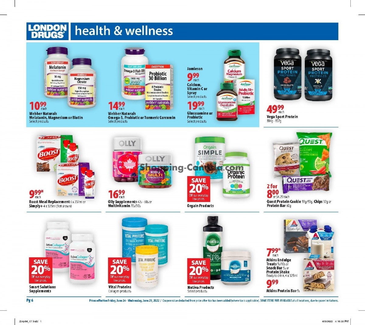 London Drugs flyer from Friday June 24, 2022 to Wednesday June 29, 2022 - page 6
