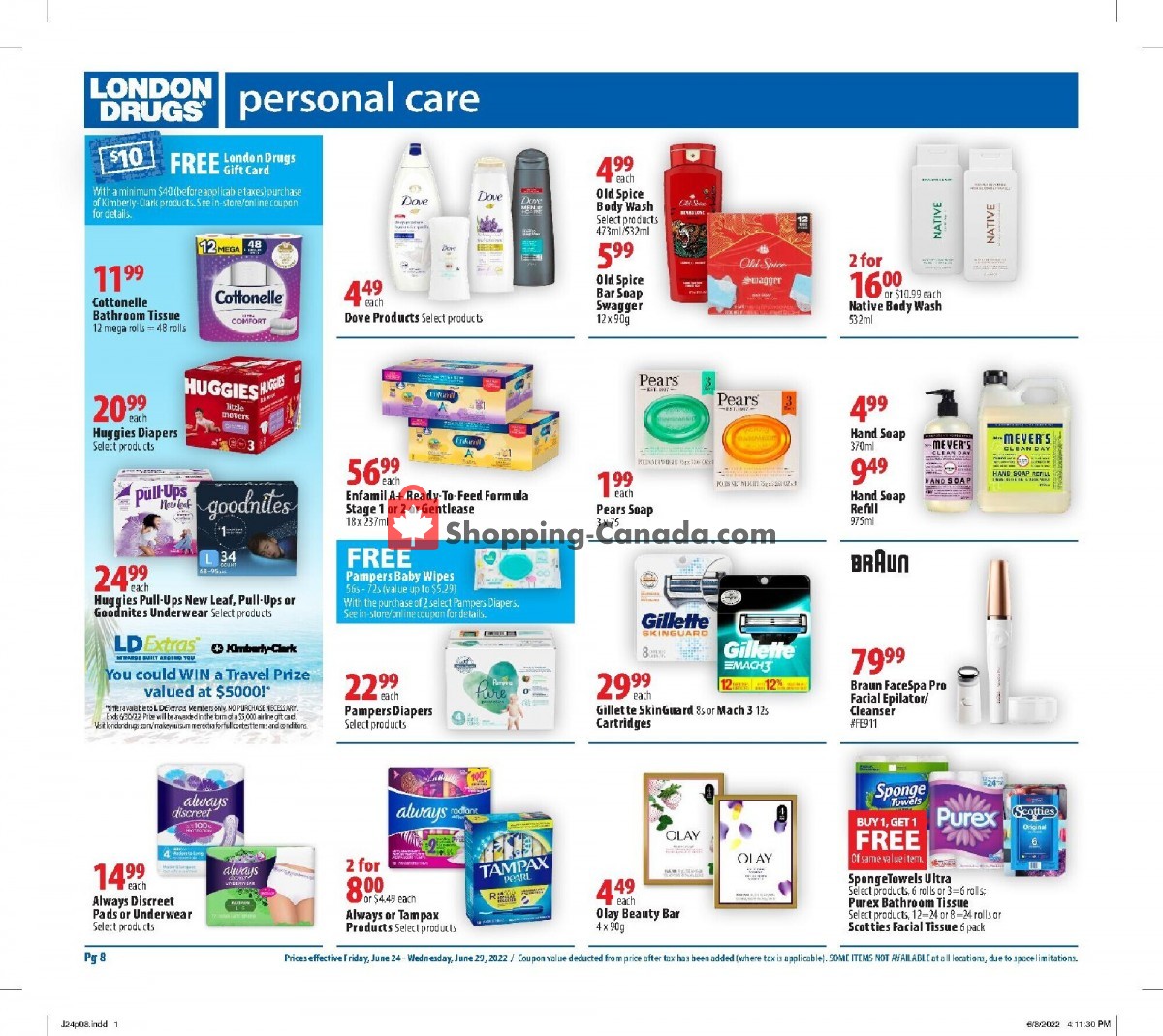 London Drugs flyer from Friday June 24, 2022 to Wednesday June 29, 2022 - page 8