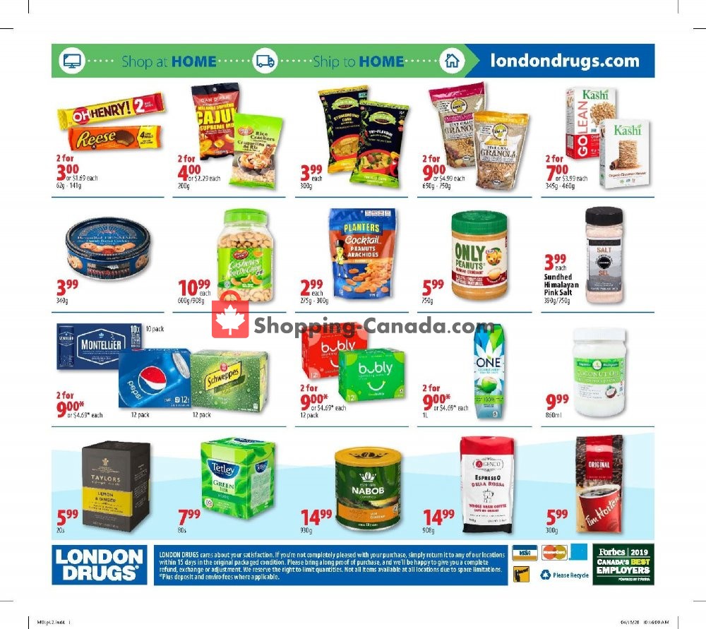 London Drugs flyer from Friday May 1, 2020 to Wednesday May 6, 2020 - page 13