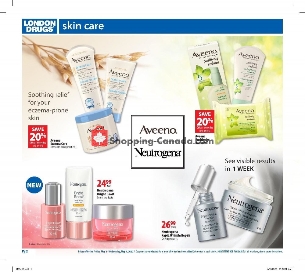 London Drugs flyer from Friday May 1, 2020 to Wednesday May 6, 2020 - page 2