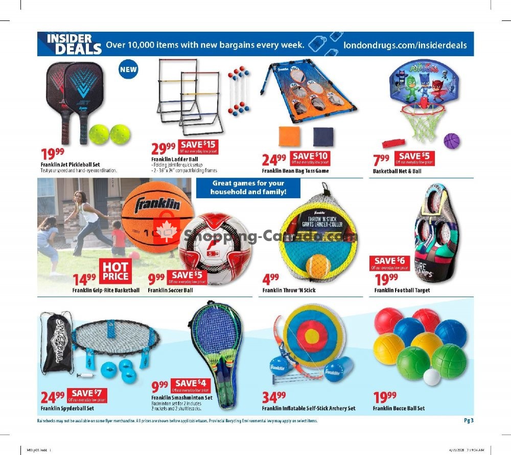 London Drugs flyer from Friday May 1, 2020 to Wednesday May 6, 2020 - page 3