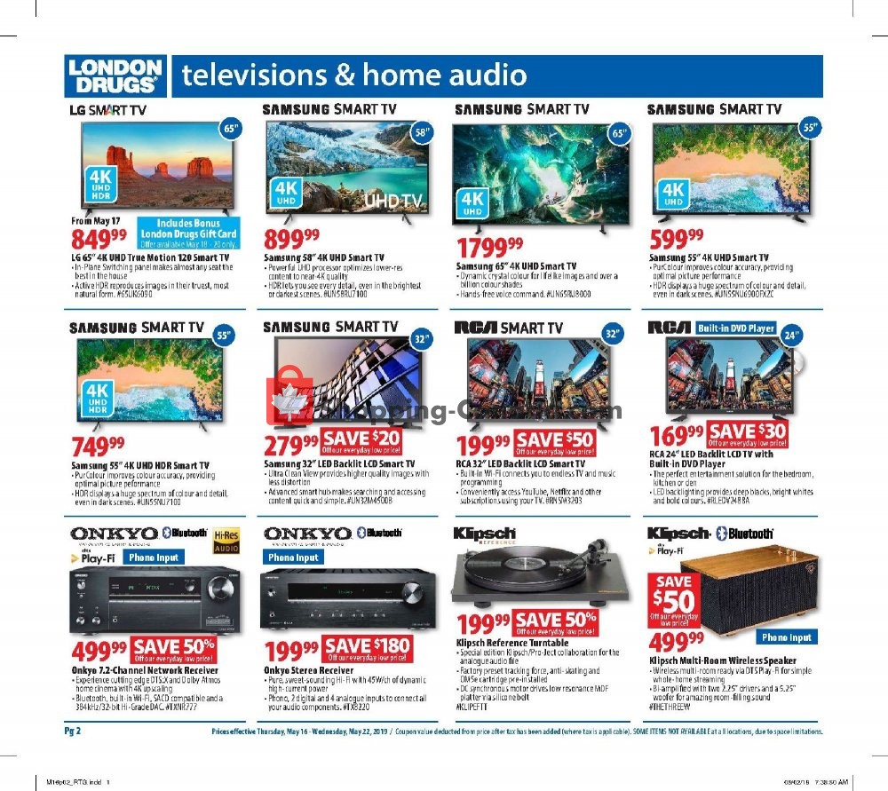 London Drugs flyer from Thursday May 16, 2019 to Wednesday May 22, 2019 - page 2