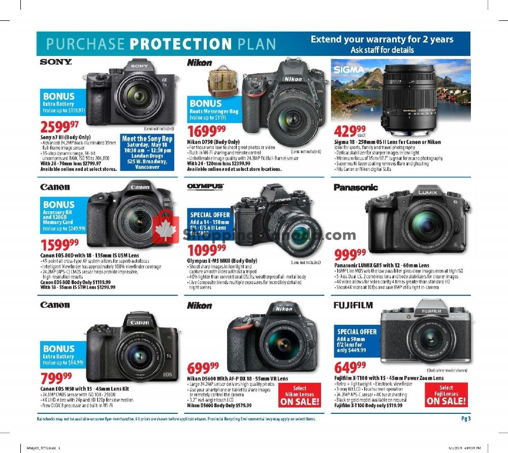 London Drugs flyer from Thursday May 16, 2019 to Wednesday May 22, 2019 - page 3