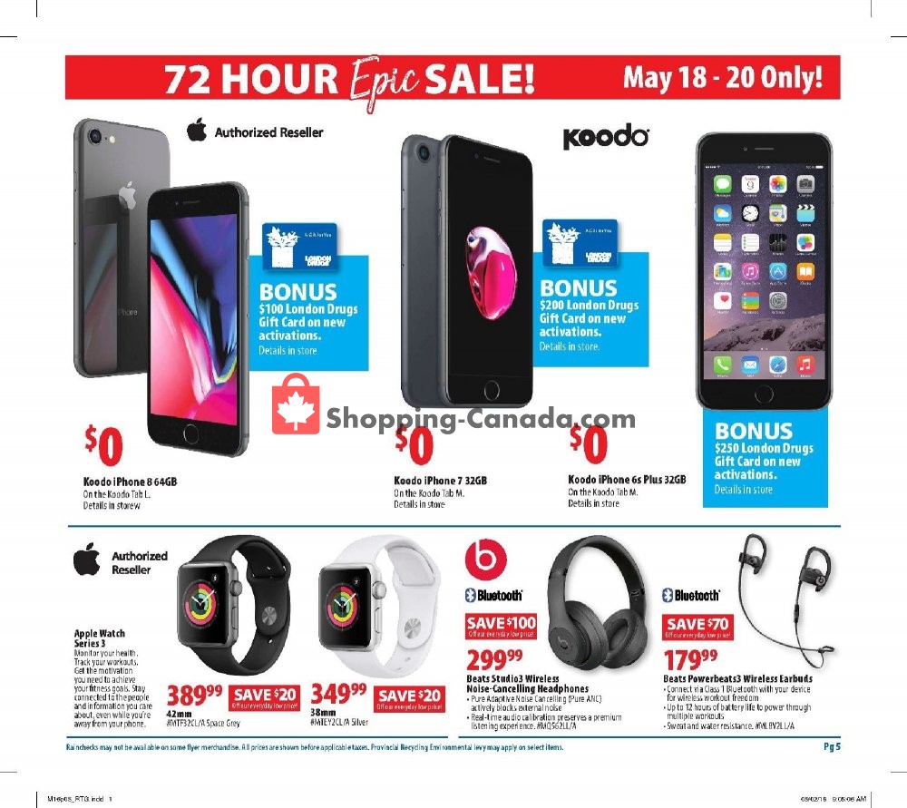 London Drugs flyer from Thursday May 16, 2019 to Wednesday May 22, 2019 - page 5