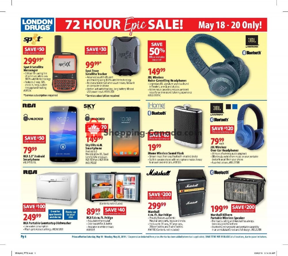 London Drugs flyer from Thursday May 16, 2019 to Wednesday May 22, 2019 - page 6