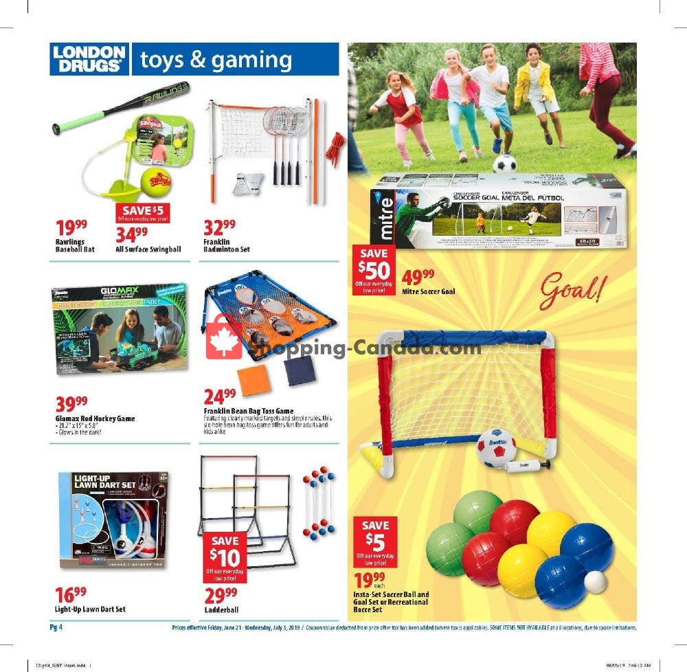 London Drugs flyer from Friday June 21, 2019 to Wednesday July 3, 2019 - page 4