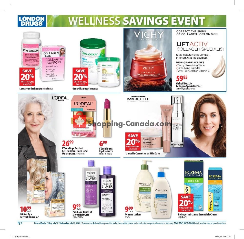 London Drugs flyer from Friday July 12, 2019 to Wednesday July 31, 2019 - page 4