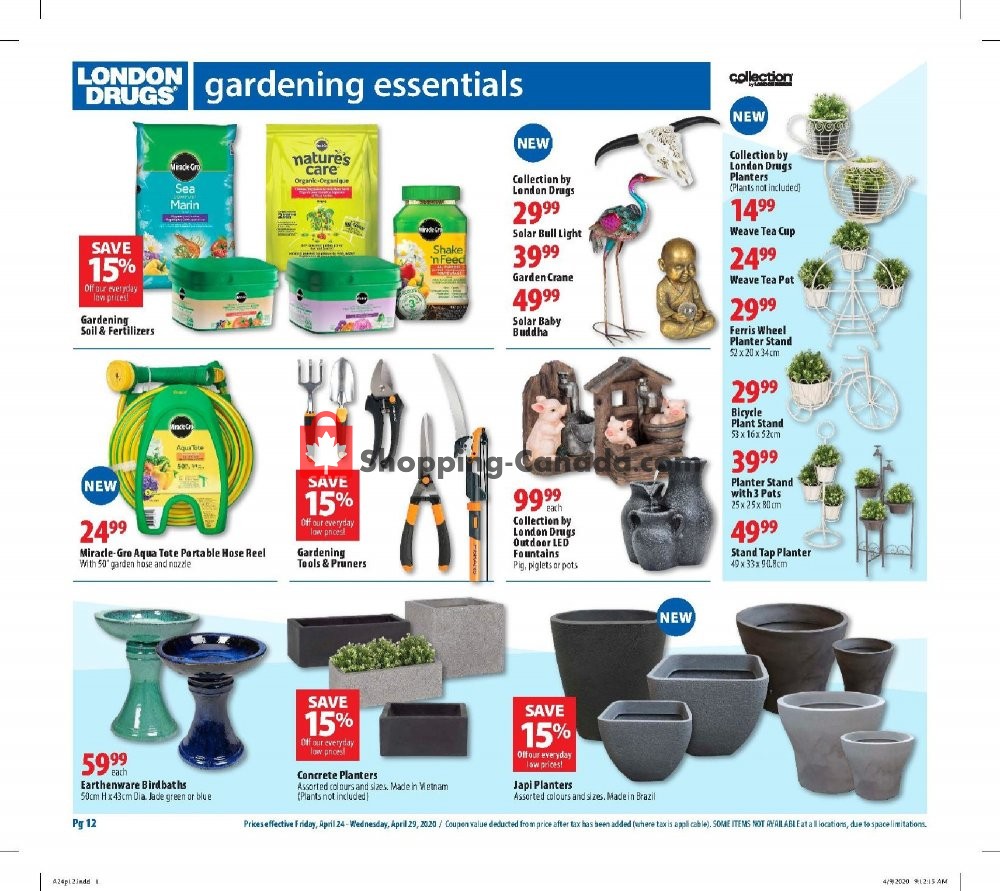 London Drugs flyer from Friday April 24, 2020 to Wednesday April 29, 2020 - page 12