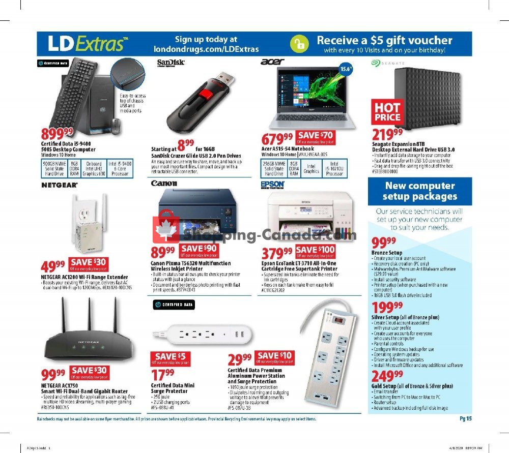 London Drugs flyer from Friday April 24, 2020 to Wednesday April 29, 2020 - page 15