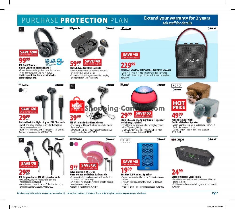 London Drugs flyer from Friday April 24, 2020 to Wednesday April 29, 2020 - page 17