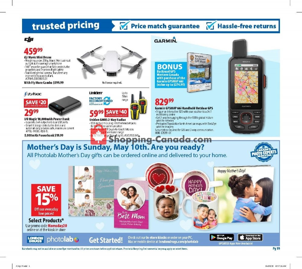 London Drugs flyer from Friday April 24, 2020 to Wednesday April 29, 2020 - page 19