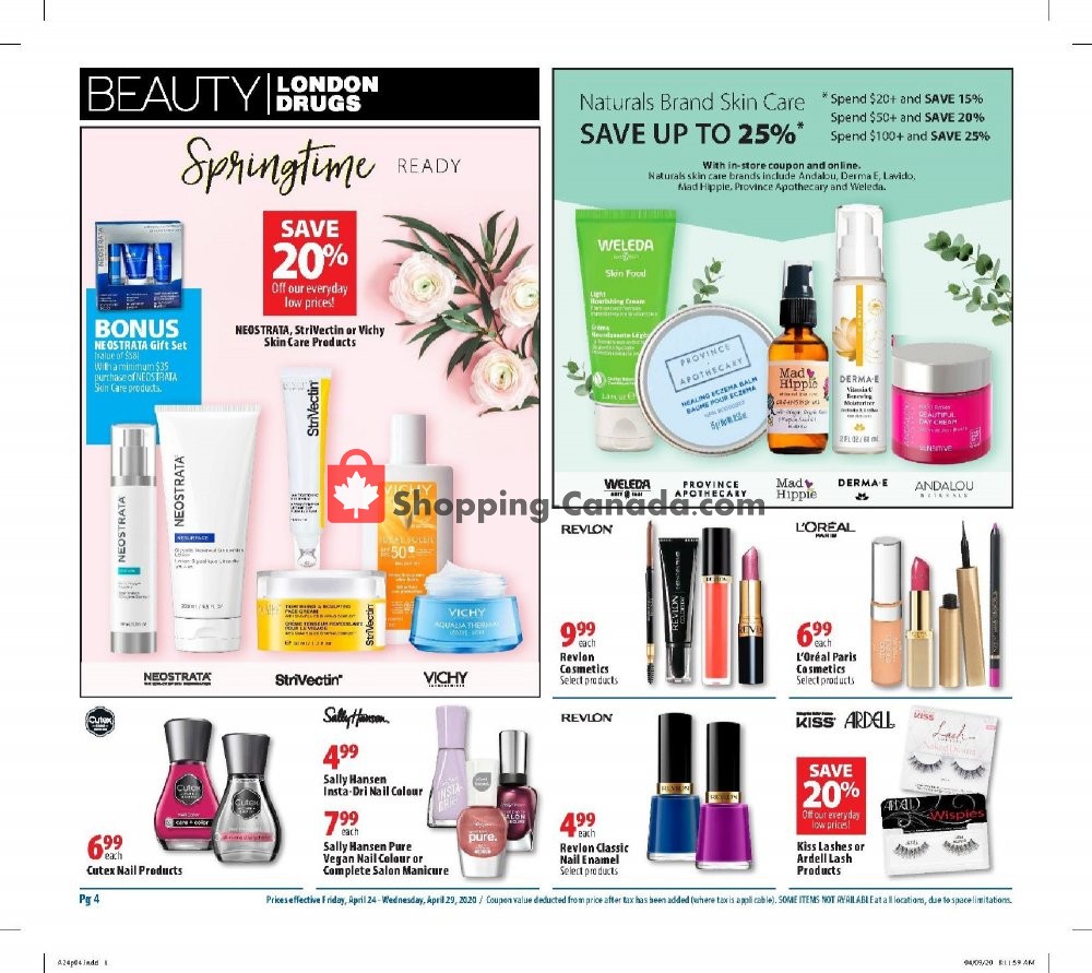 London Drugs flyer from Friday April 24, 2020 to Wednesday April 29, 2020 - page 4